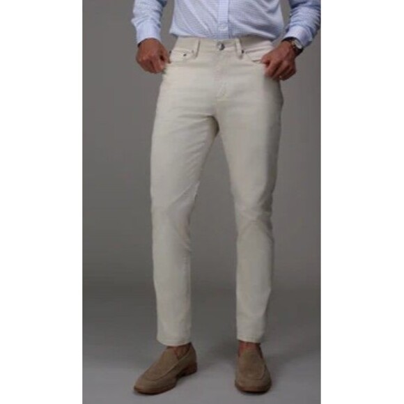 Collars & Co Other - NWT Collars & Co CEO Chino Five Pocket Pants Cotton Stretch Pants Stone 34x32